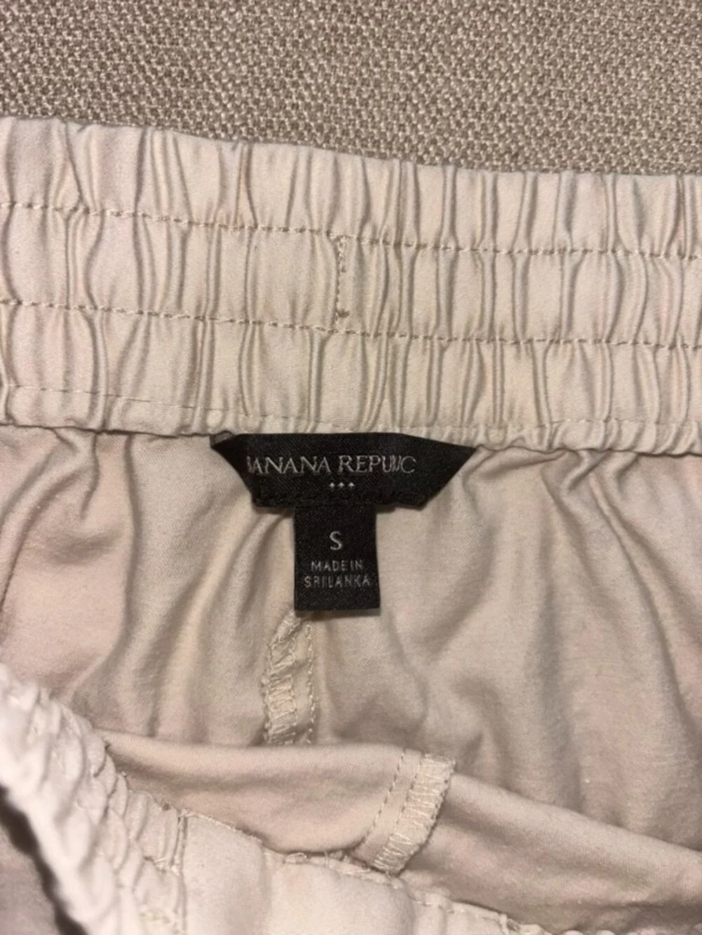 Banana Republic tan linen